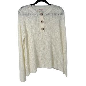 Andree by Unit Off White Knit‎ Top Womens S